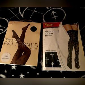 Goth tights and socks